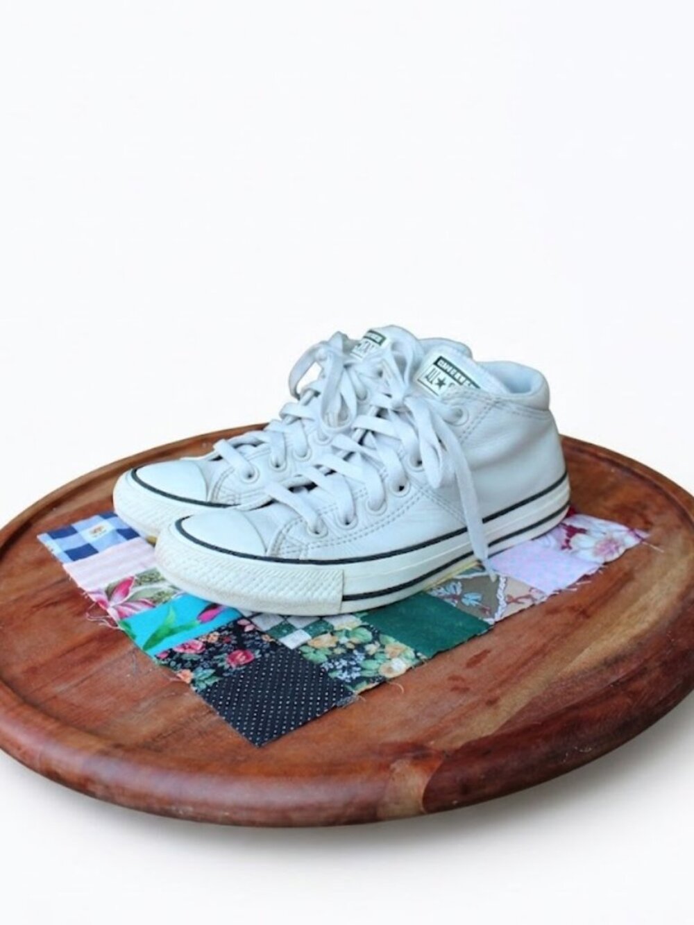 Converse Chuck Taylor All Star Madison Mid Leather Sneakers White Women’s 7